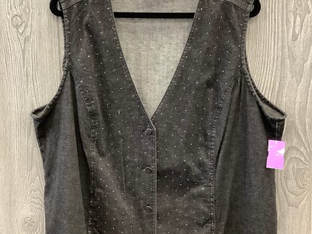 Vest Other By Clothes Mentor In Black, Size: 2x Cheap