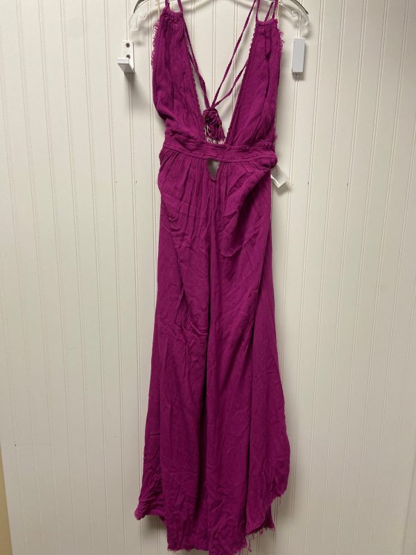 Dress Casual Maxi By Free People In Purple, Size: M Cheap