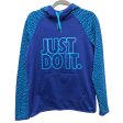 Athletic Sweatshirt Hoodie By Nike In Blue, Size: S For Cheap