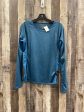 Athletic Top Long Sleeve Collar By Threads 4 Thought In Blue, Size: S Supply