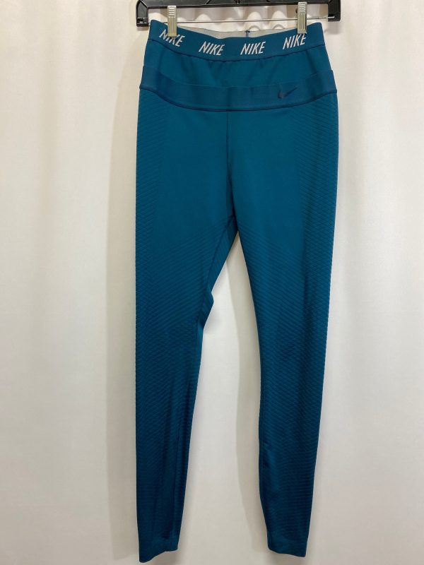 Athletic Leggings By Nike In Blue, Size: S For Cheap