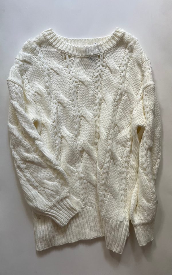 Sweater By Vine & Love In Cream, Size: M Cheap