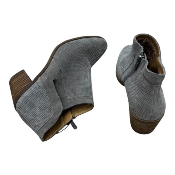 Boots Ankle Heels By Lucky Brand In Grey, Size: 9 For Sale