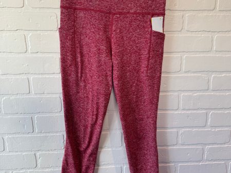 Athletic Leggings By Athleta In Red, Size: 0 Sale