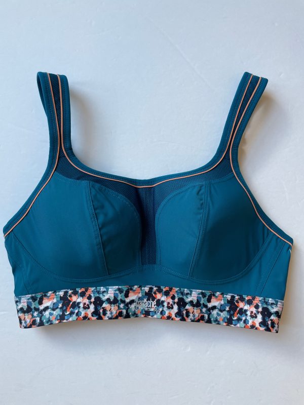 Athletic Bra By Clothes Mentor In Blue, Size: 34 on Sale