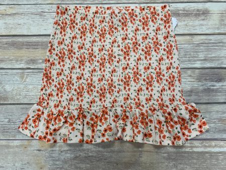 Skirt Mini & Short By Cato In Orange, Size: M For Sale