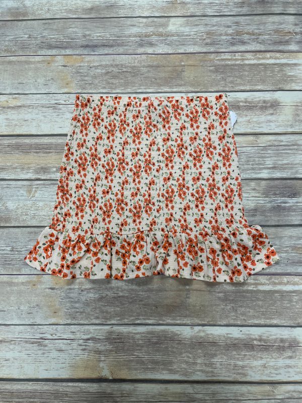 Skirt Mini & Short By Cato In Orange, Size: M For Sale