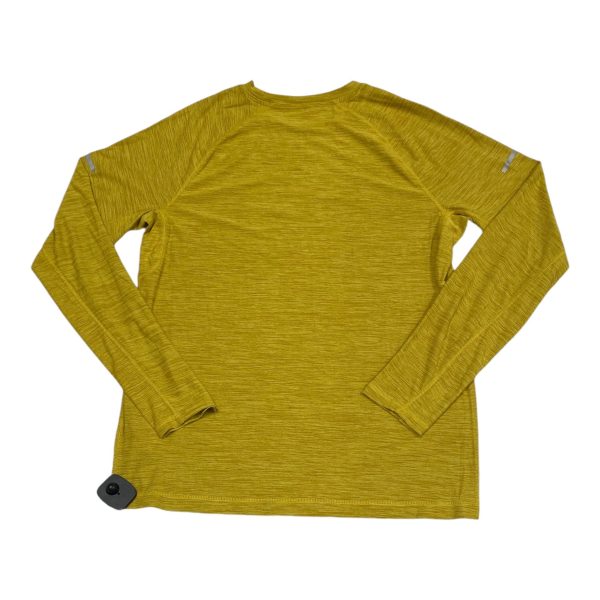 Athletic Top Long Sleeve Crewneck By Old Navy In Yellow, Size: S Hot on Sale