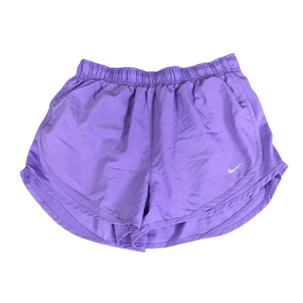 Athletic Shorts By Nike Apparel In Purple, Size: M For Cheap