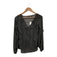 Blouse Long Sleeve By White House Black Market In Black, Size: M Online Hot Sale