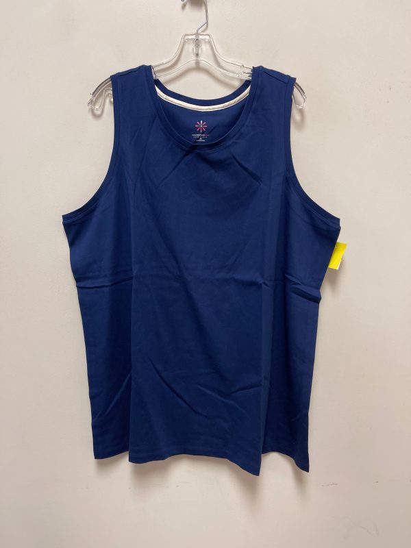 Tank Top By Isaac Mizrahi In Blue, Size: 3x Online Sale