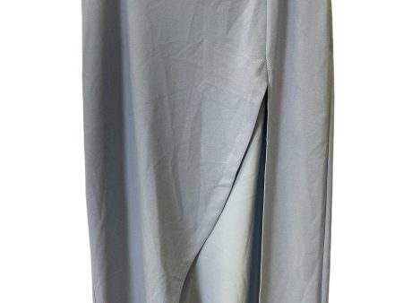 Skirt Midi By Abercrombie And Fitch In Blue, Size: 16 Online Sale