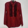 Blouse Long Sleeve By J Crew O In Christmas, Size: S Sale