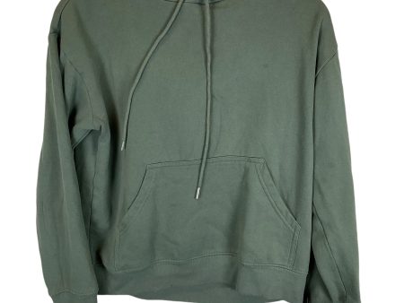 Sweatshirt Hoodie By H&m In Green, Size: Xs Online now