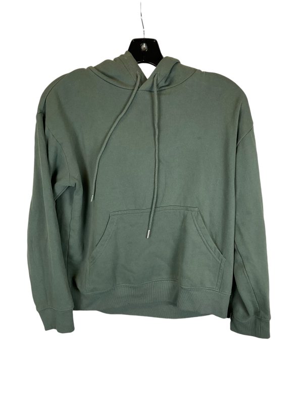 Sweatshirt Hoodie By H&m In Green, Size: Xs Online now