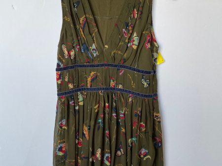 Dress Casual Midi By Abercrombie And Fitch In Green, Size: S Cheap