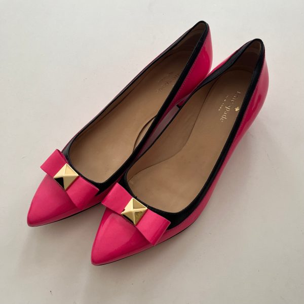 Shoes Flats Ballet By Kate Spade In Hot Pink, Size: 8.5 Hot on Sale