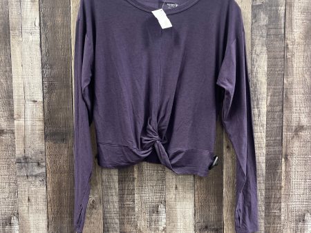 Athletic Top Long Sleeve Collar By Old Navy In Purple, Size: Xs Online now