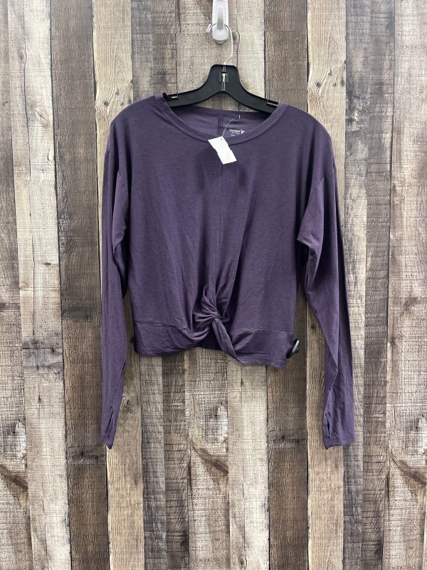 Athletic Top Long Sleeve Collar By Old Navy In Purple, Size: Xs Online now