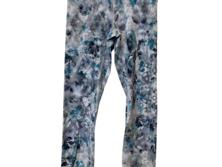 Athletic Leggings By Lululemon In Blue & Grey, Size: 4 Sale