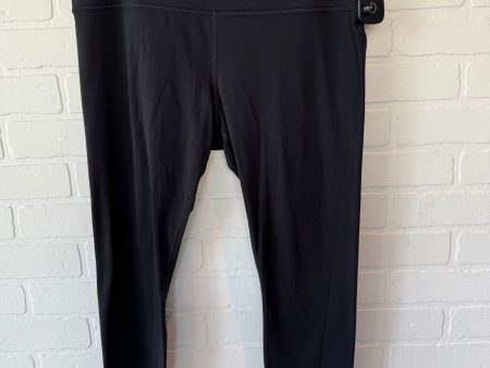 Athletic Leggings By Athleta In Black, Size: 14 For Sale