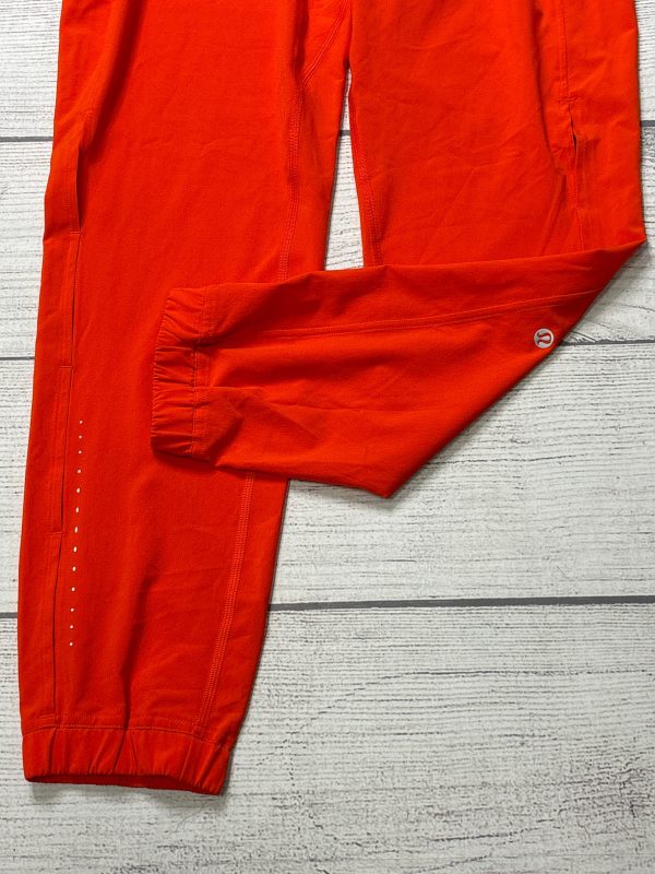 Athletic Pants By Lululemon In Orange, Size: S For Sale