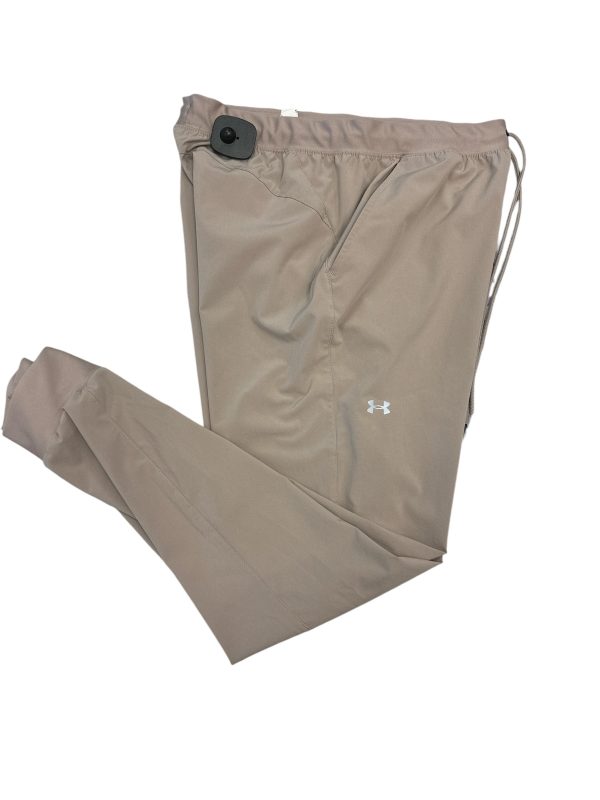 Athletic Pants By Under Armour In Tan, Size: M Hot on Sale