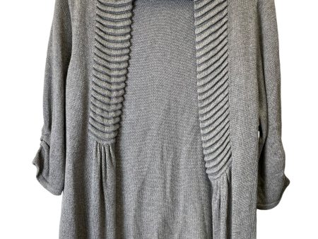 Cardigan By Apt 9 In Grey, Size: M For Cheap