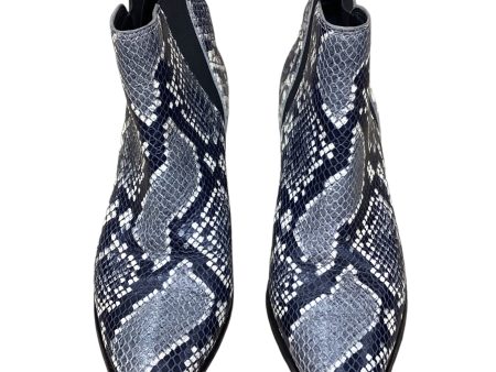 Boots Ankle Flats By Marc Fisher In Snakeskin Print, Size: 8 Discount