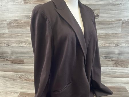 Blazer By Chicos In Brown, Size: L For Cheap