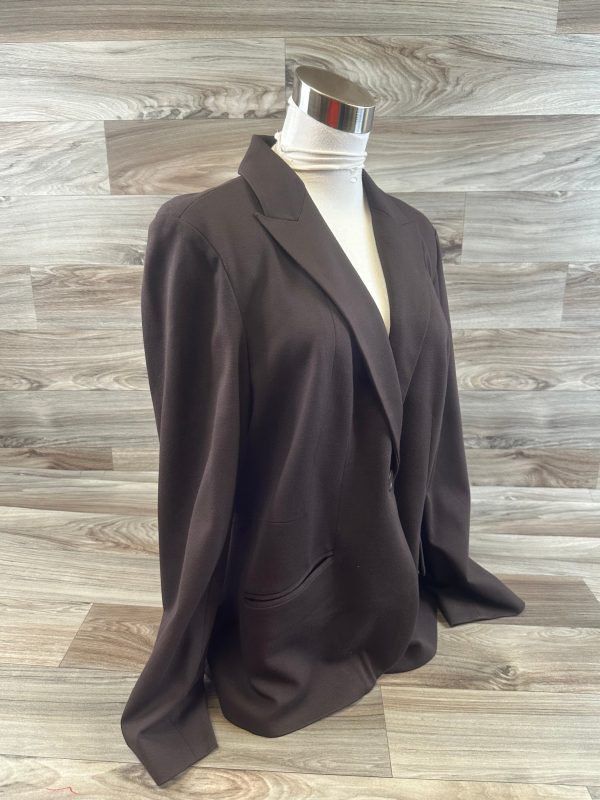 Blazer By Chicos In Brown, Size: L For Cheap