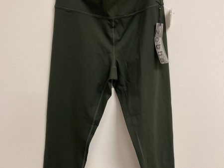 Athletic Leggings By Zobha In Green, Size: 12 For Cheap