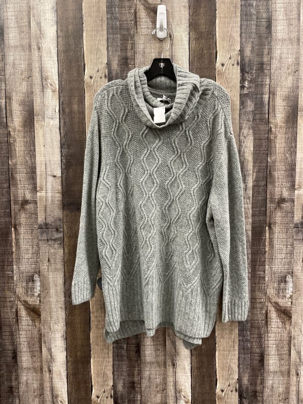 Sweater By Sonoma In Grey, Size: 2x Supply