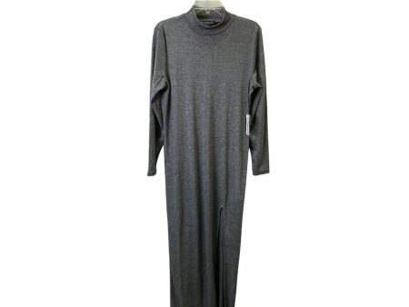 Dress Casual Maxi By Eloquii In Silver, Size:1X For Discount