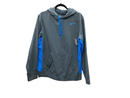 Athletic Sweatshirt Hoodie By Nike Apparel In Grey, Size: M Online