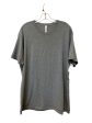 Athletic Top Short Sleeve By Lululemon In Grey, Size: Xl For Discount