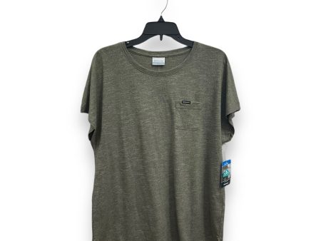 Athletic Top Short Sleeve By Columbia In Green, Size: Xl Online now