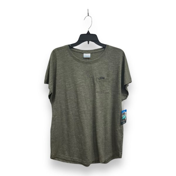 Athletic Top Short Sleeve By Columbia In Green, Size: Xl Online now