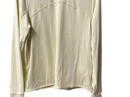 Athletic Top Long Sleeve Crewneck By Nike Apparel In Yellow, Size: M Cheap