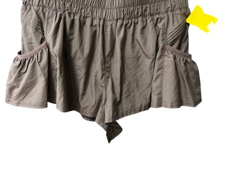 Athletic Shorts By Free People In Taupe, Size: S Online Hot Sale