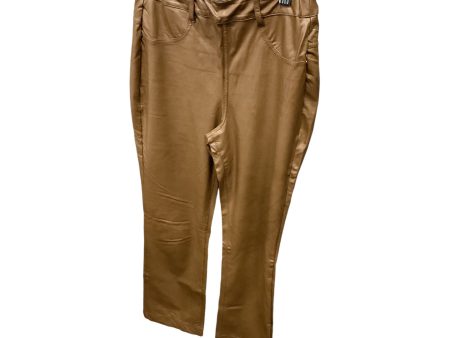 Pants Leggings By Lysse In Brown, Size: Xs Cheap