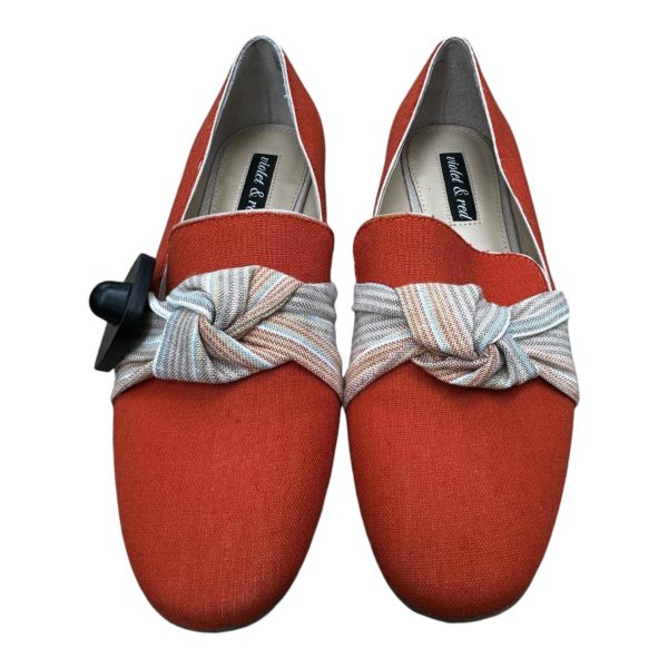 Shoes Flats By Cmc In Orange, Size: 7.5 Online Hot Sale