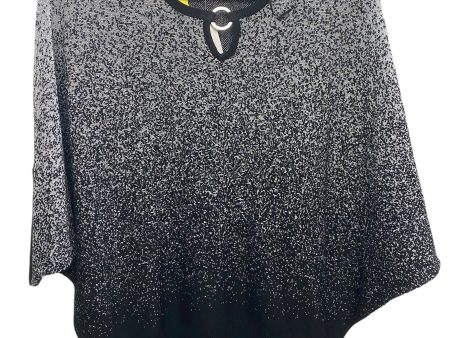 Sweater By Adrienne Vittadini In Silver, Size: L For Sale