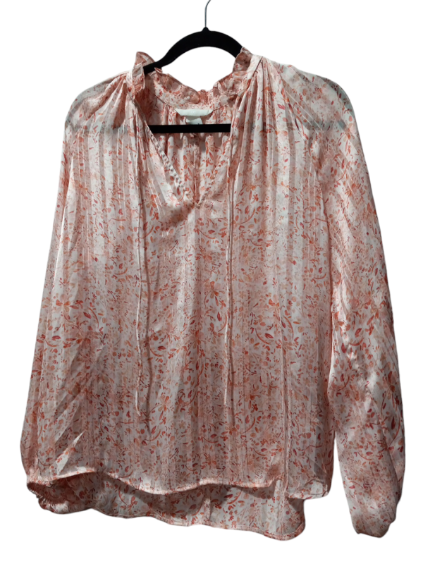 Blouse Long Sleeve By H&m In Multi-colored, Size: S Online now