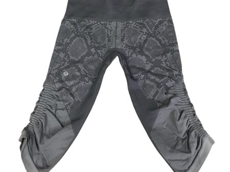 Athletic Capris By Lululemon In Snakeskin Print, Size: S Discount