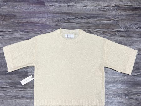 Sweater By Anthropologie In Cream, Size: S Cheap