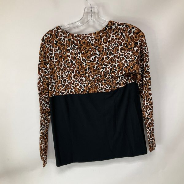 Athletic Top Long Sleeve Crewneck By Lilly Pulitzer In Animal Print, Size: Xxs Fashion