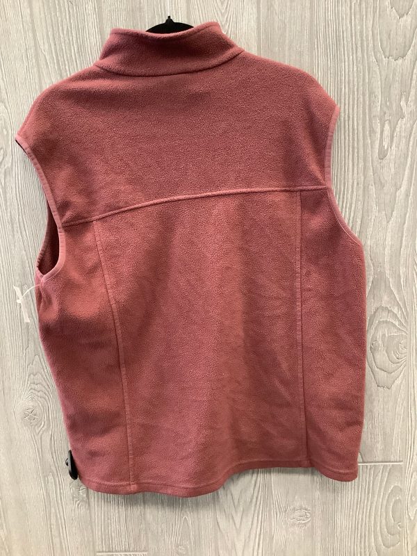 Vest Fleece By Clothes Mentor In Red, Size: Xl Hot on Sale