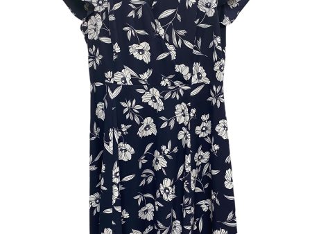 Dress Casual Midi By Ann Taylor In Blue, Size: M Hot on Sale