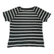 Top Short Sleeve By Chaser In Striped Pattern, Size: M Fashion